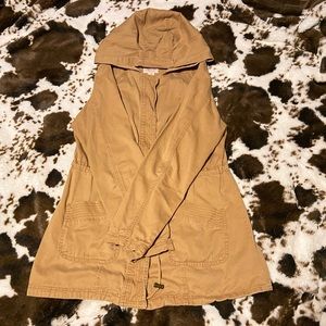 Woman’s Large tan utility jacket
